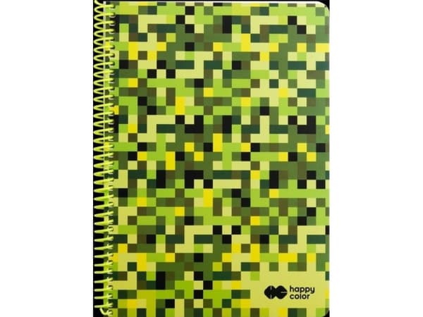 Happy Color A4 80 ark Pixi 3 rutig