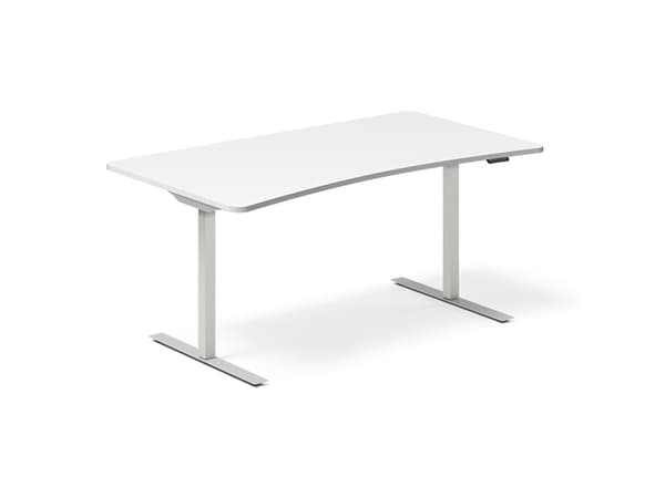 Lyft-/sänkbart bord DNA, ljusgrå 1800x800mm Båge 2 ben/dörr