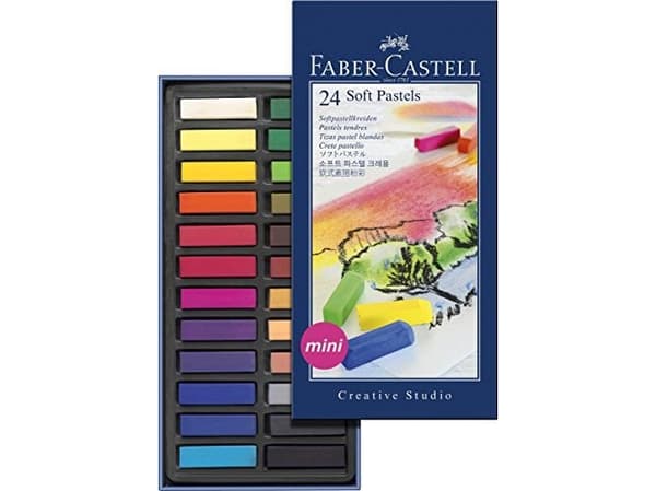 Faber-Castell - Färgkrita - mjuk färgpenna (paket om 24)