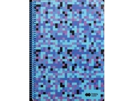 Happy Color Notebook B5 80 sheets Checkered Pixi 1
