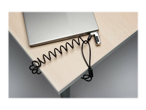 Kensington Slim Portable - Sikkerhetskabellås - kombinasjon, for standardspor - 1.8 m