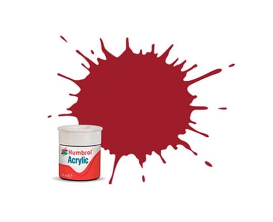 Acrylic maling crimson 14ml - Klar - replacement