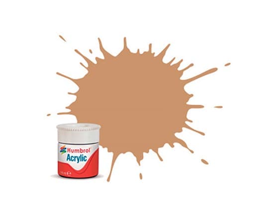Acrylic maling brown yellow 14ml-Mat