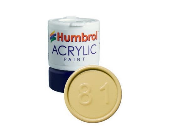Acrylic maling Pale Yellow 12ml - Mat