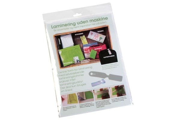 Lamineringsark A4 - 4 stk. - til laminering uden maskine