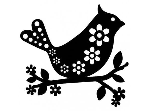 Marabu 028700009, Taidekuviomalli, Aikuinen & lapsi, Musta, 150 mm, 150 mm