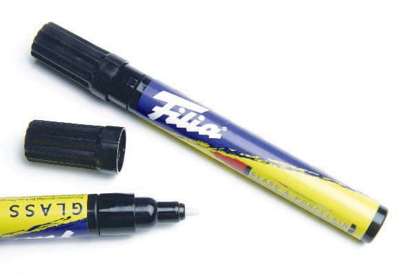Glass & Porcelain marker black