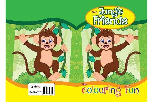 Malebog A4 My Jungle Friends 16 sider