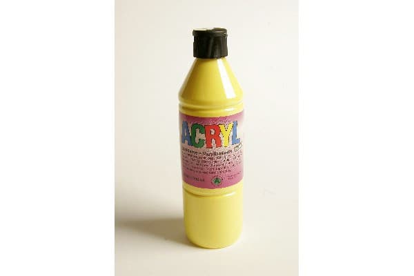Akryl tom 500ml prim.gul