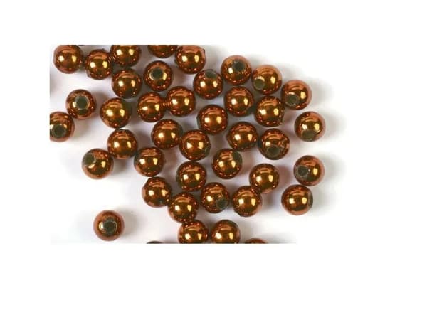Vaxpärlor 8mm 25g koppar