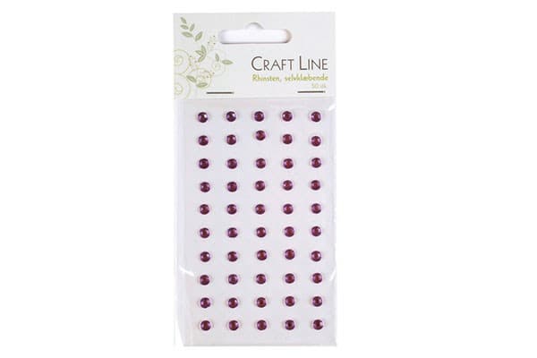 Rhinestones 5mm 50st lila