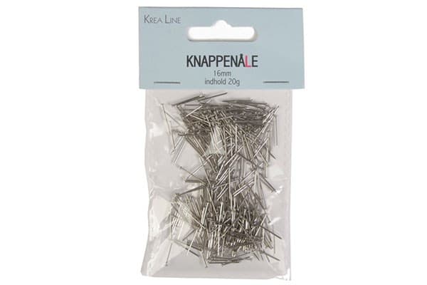 Knappnålar prym silver 16mm 20g