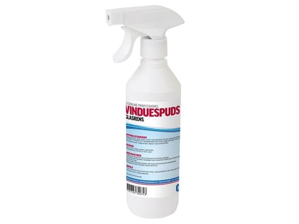 Fönsterrengöringsmedel - glasrengöringsmedel Cleanline 0,5l. Löser upp smuts och fett på glas, speglar, krom, rostfritt stål etc.