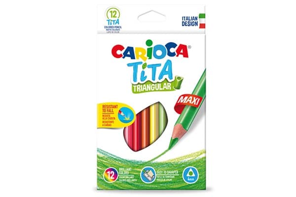 Carioca 8003511427917, Mjuk, Multifärg, 12 styck