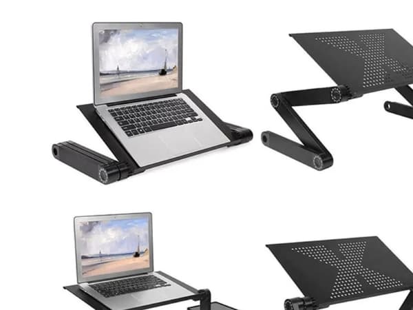 Laptopbord Easy Sort, sammenklappelig