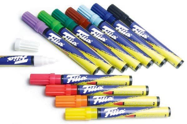 Glass & porcelain marker 12 assortet bag