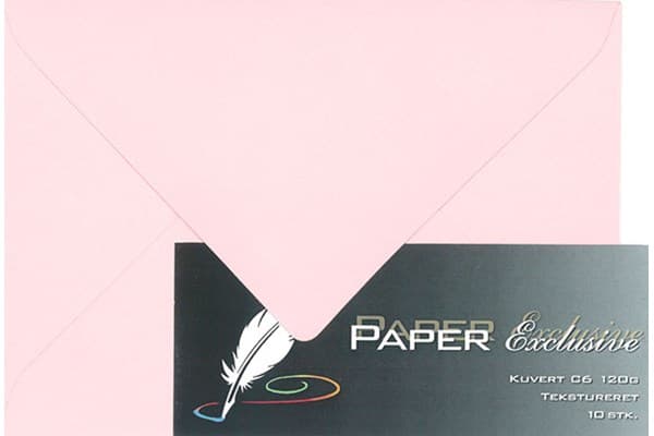 Kuvert C6 120g blossom texturerad 10st.