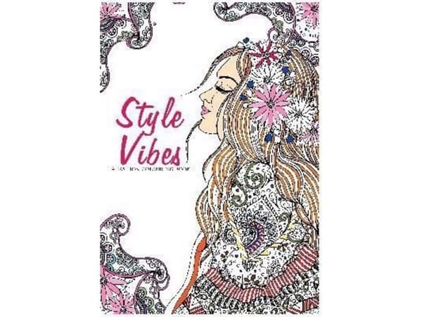 Målarbok A4 Style Vibes 32 sidor