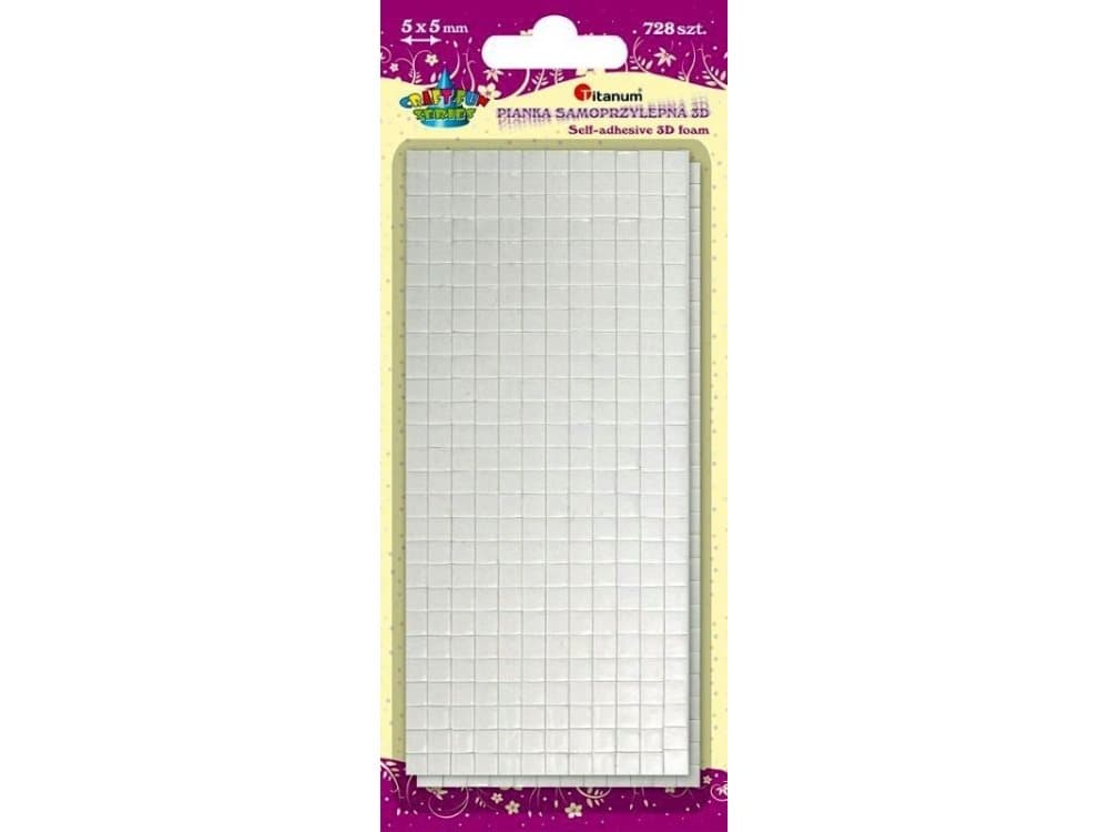 Titanum Self-adhesive 3D foam TITAMUM 728pcs. Titanum