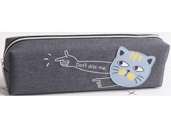 Pencil case Fresh Pencil case small tube Cat Dont diss me FRESH