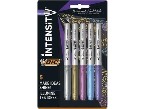 Crayola Marker BIC Marking Metallic Ink 5 väriä Blister 5kpl