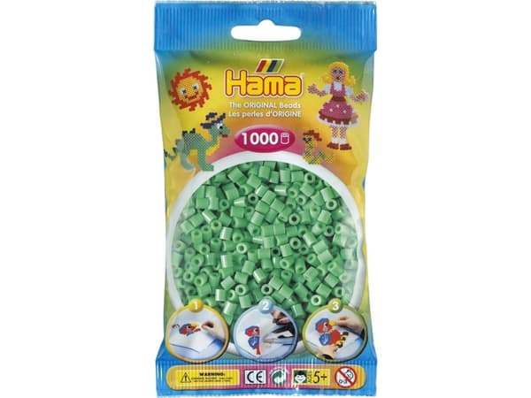 Hama midi pärlor 1000st ljusgrön