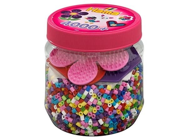 Hama pärlor 4000st +3ass pins