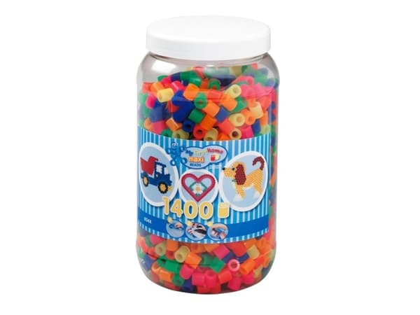 Hama 8542, Tube bead, Multifärg, 1400 styck