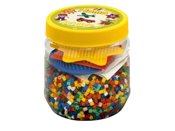 Hama pärlor 4000st +3ass pins