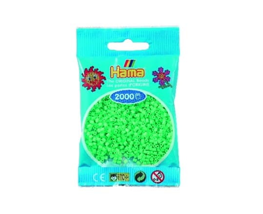 Hama mini perler 2000stk lysgrøn