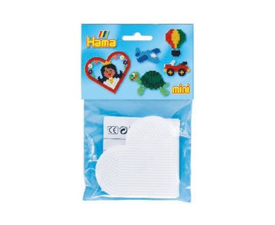 Hama mini 2pc pins hjärta 8x9cm