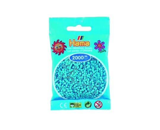 Hama mini pärlor azurblå
