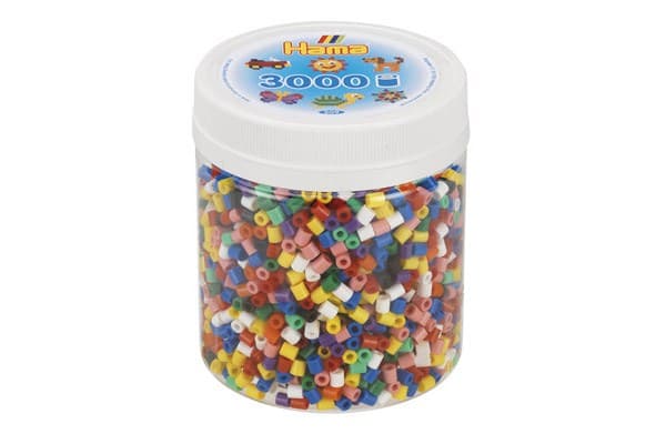 Hama midi pärlor cup 3000pcs mix 00