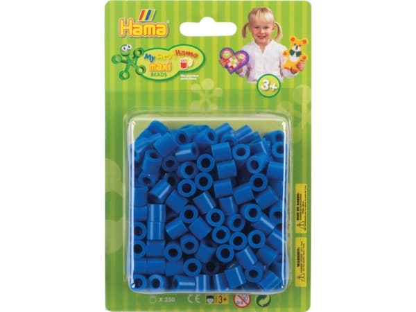 Hama maxi perler i blister 250stk lyseblå