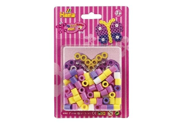 Hama maxi perler & plade sommerfugl i lille bliste