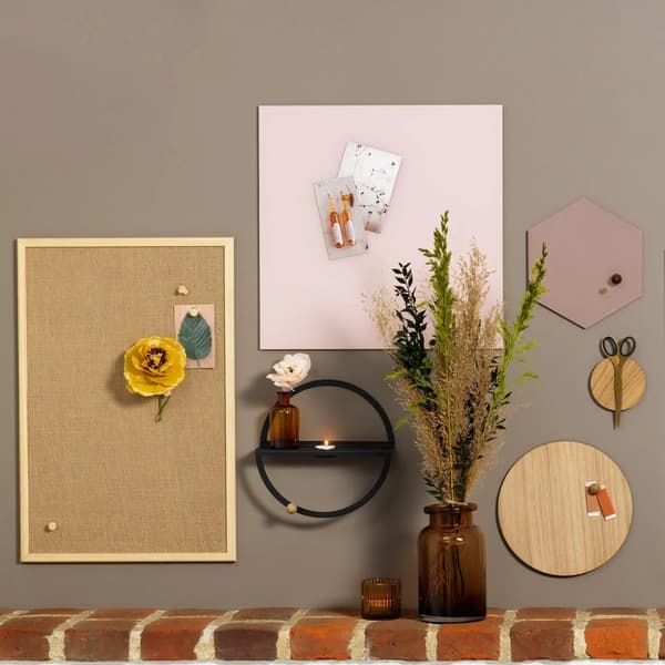 Magnetisk glassplate 45 x 45 cm pulver