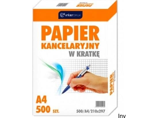 Interdrukin kirjelomake A4/500K (332860) - 5902277225160