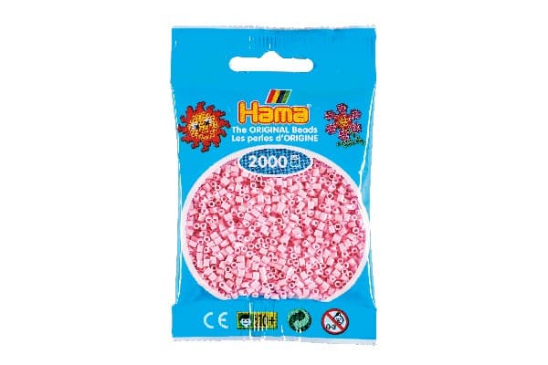 Hama mini pärlor pastellrosa