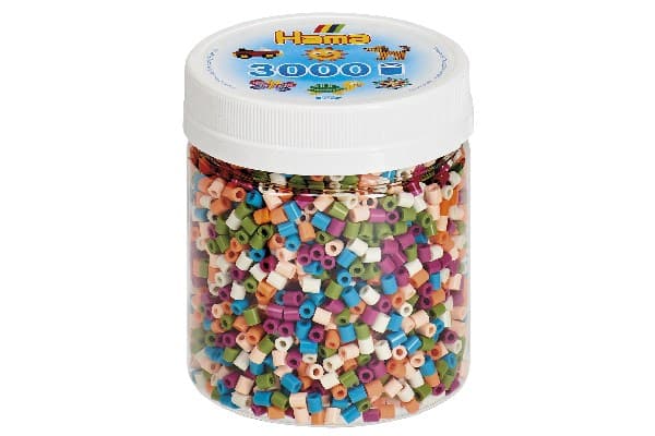 Hama midi pärlor cup 3000pcs mix 58