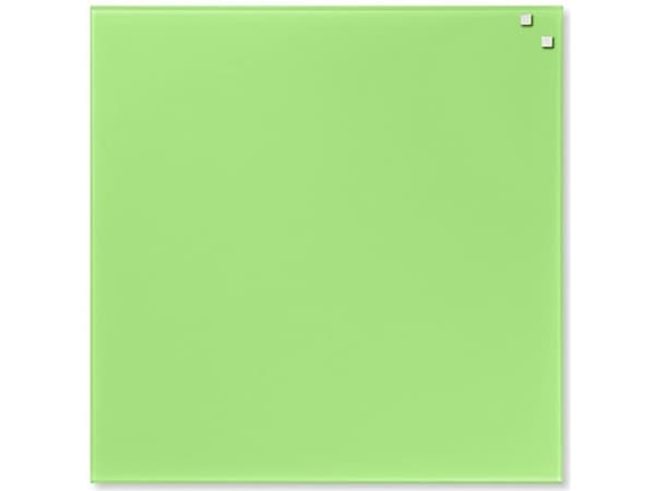 NAGA Lasinen magneettitaulu vaaleanvihreä 45x45 cm (10750)
