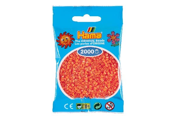 Hama mini perler 2000stk abrikos