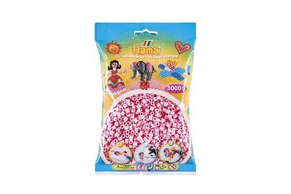 Revell Hama midi perler 3000stk pastel rosa