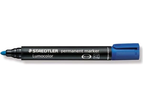 STAEDTLER Lumocolor - Markør - permanent - blå - 2 mm