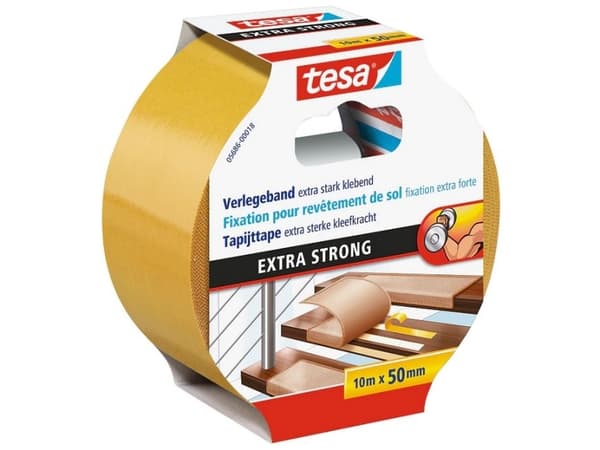 tesa EXTRA STRONG 05686-00018-11 Mattoteippi Oranssi (L x S) 10 m x 50 mm 1 kpl 1 kpl