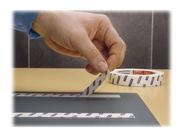Tesa Powerbond Mirror - Dubbelsidig tejp - 19 mm x 1.5 m - vit