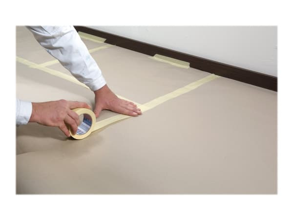 Tesa 4323 - Naamiointiteippi - 50 mm x 50 m - vaalea kreppipaperi - vaalea beige