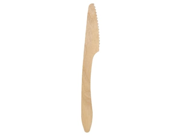 Bestick duni knivar, vaxade, 19 cm, påse med 100 stycken.