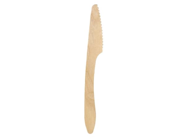 Bestick duni knivar, vaxade, 19 cm, påse med 100 stycken.