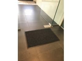 Måtte Matting Faro, dørmåtte, HxBxL 0,7 x 120 x 80 cm, grå