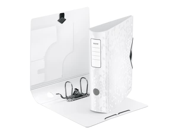 Leitz 180° Active WOW - Hevarmbuefil - bokryggbredde: 82 mm - for A4 - kapasitet: 500 ark - hvit